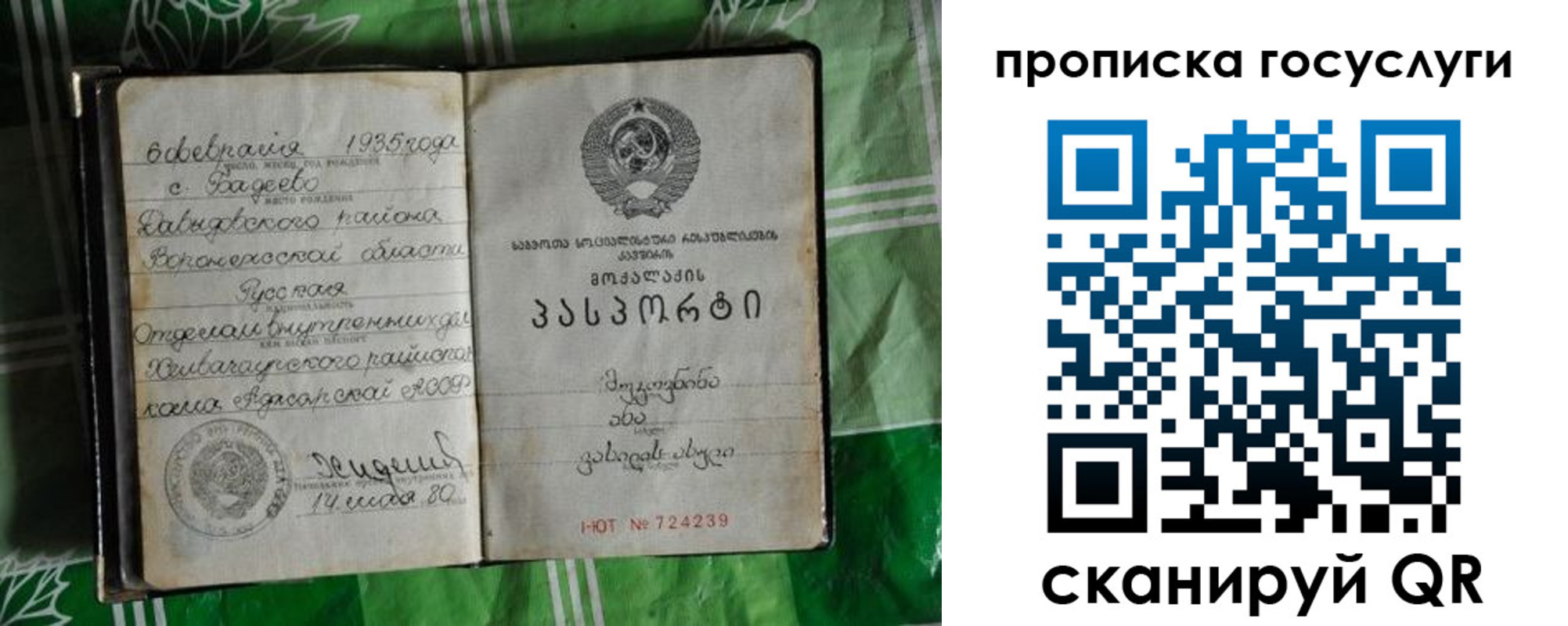прописка паспорт в Опочке